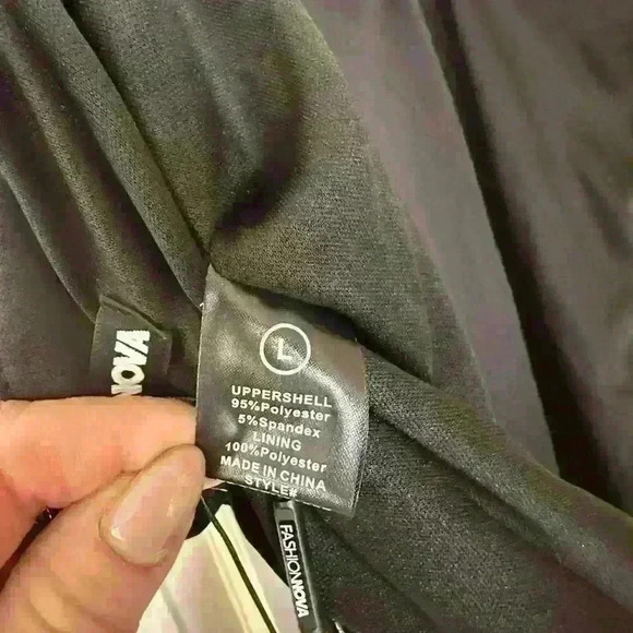 NWT Secrets Womens Patent Leather Bodycon Dress with Spaghetti Straps Size Large - Picture 8 of 9